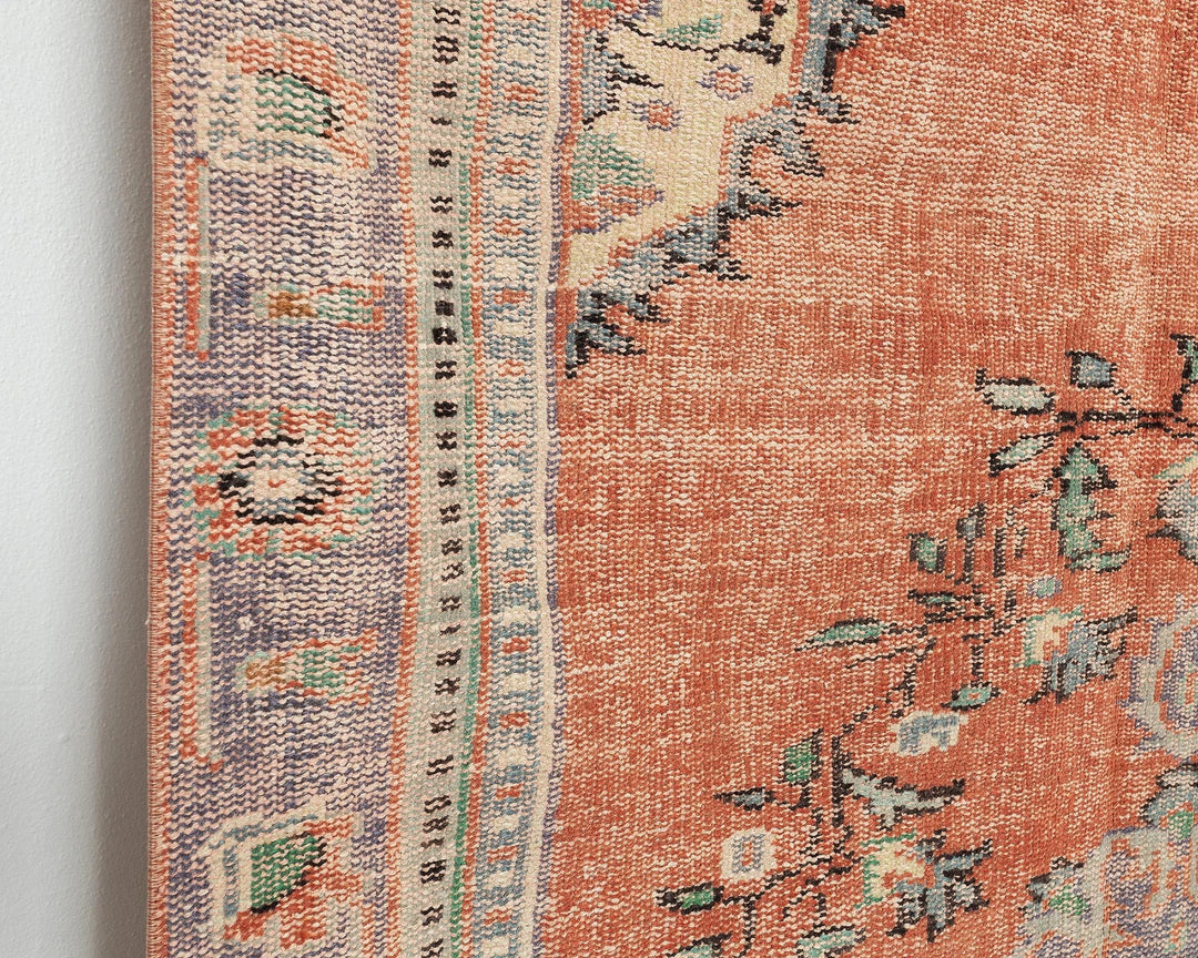Multicolor Turkish Oushak Rug 5' x 8' 5" Hand-Knotted | No. VR84765