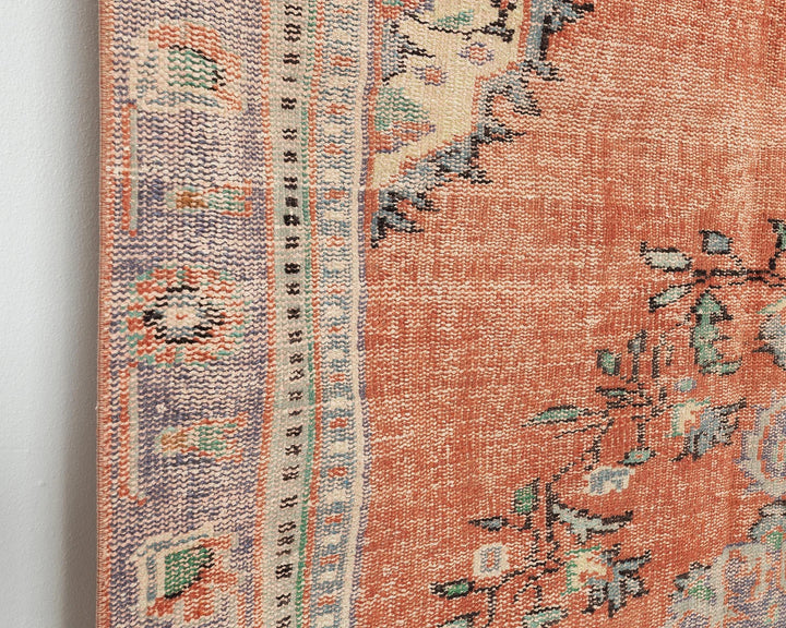 Multicolor Turkish Oushak Rug 5' x 8' 5" Hand-Knotted | No. VR84765