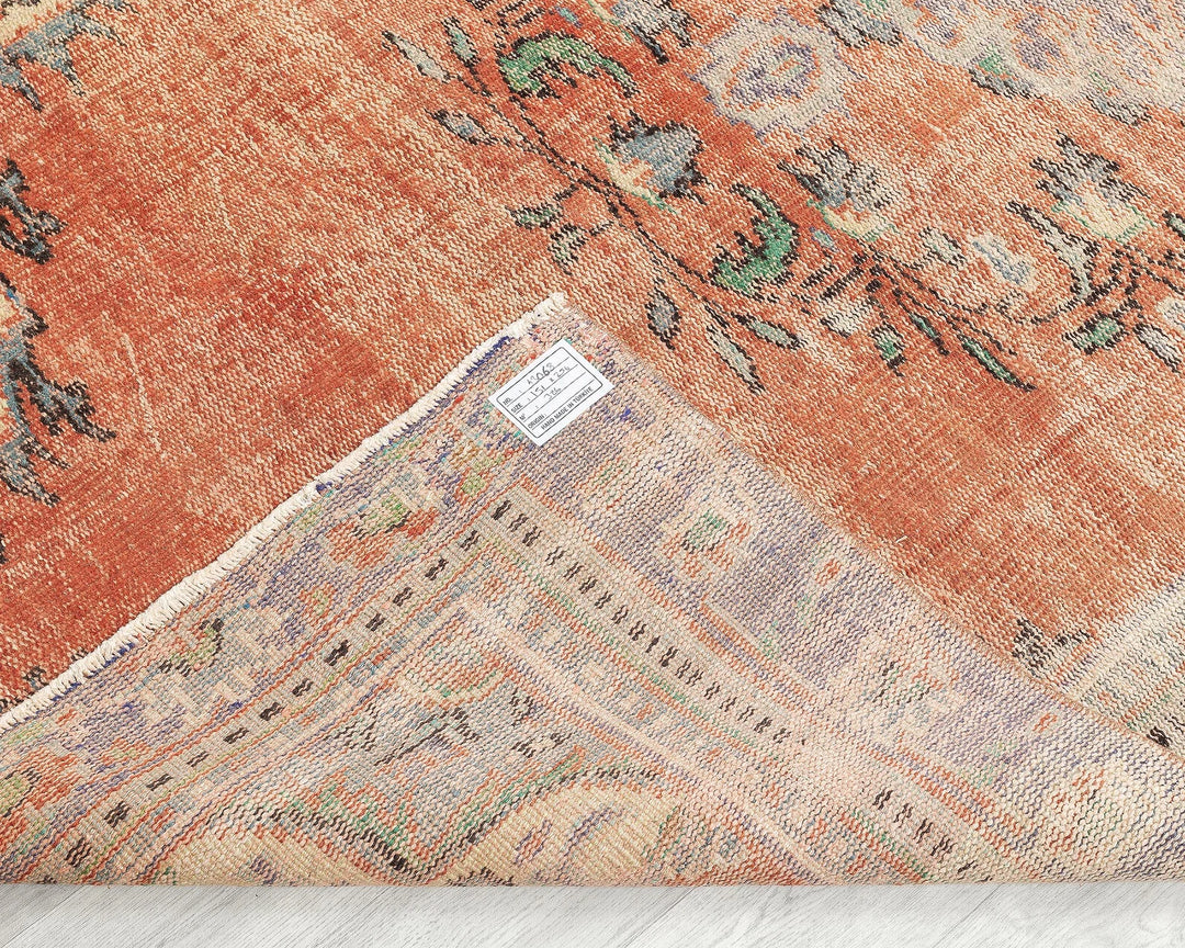 Multicolor Turkish Oushak Rug 5' x 8' 5" Hand-Knotted | No. VR84765