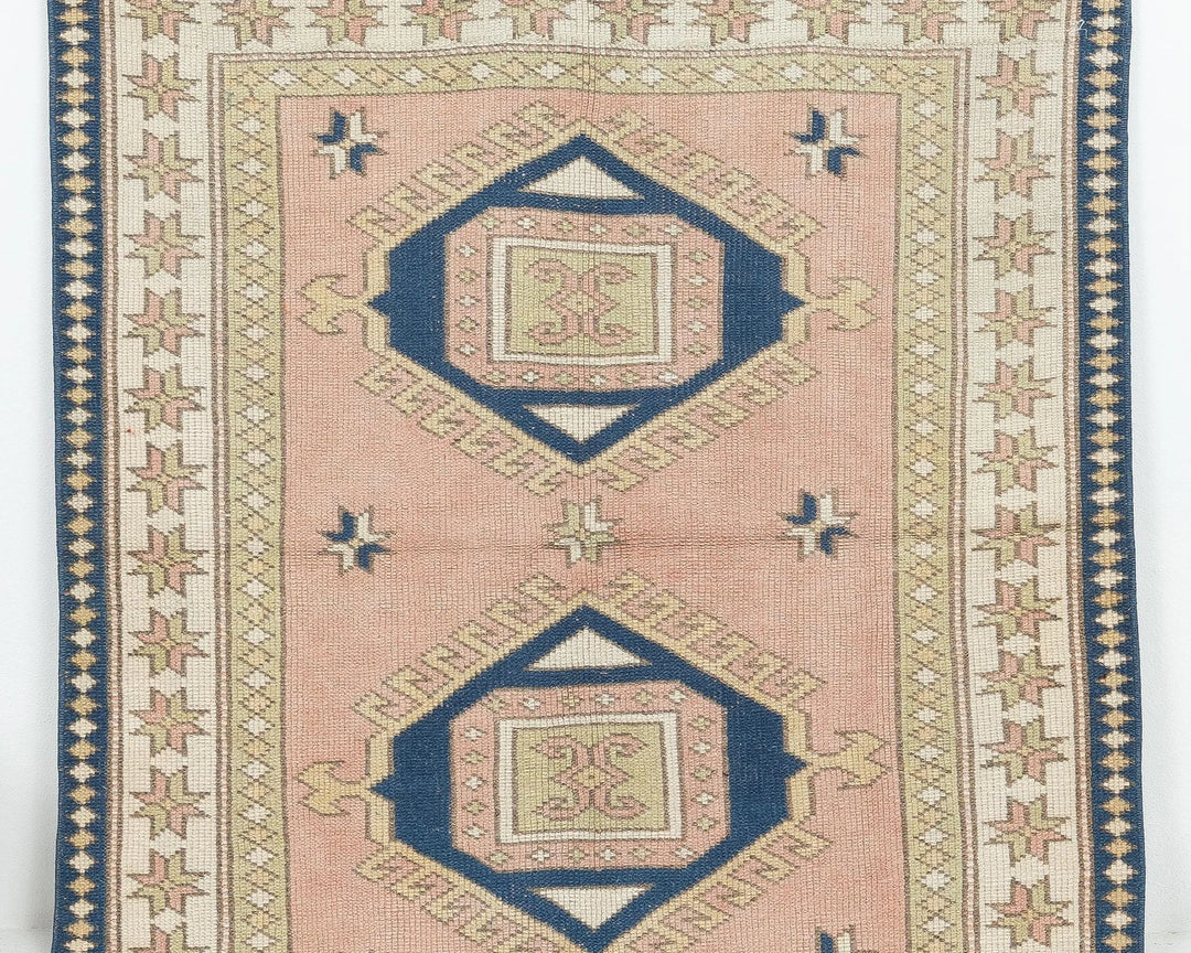 Multicolor Turkish Oushak Rug 4'7" x 7' Hand-Knotted | No. VR84784