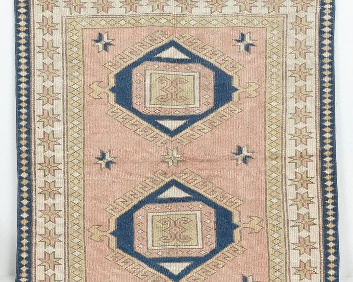 Multicolor Turkish Oushak Rug 4'7" x 7' Hand-Knotted | No. VR84784