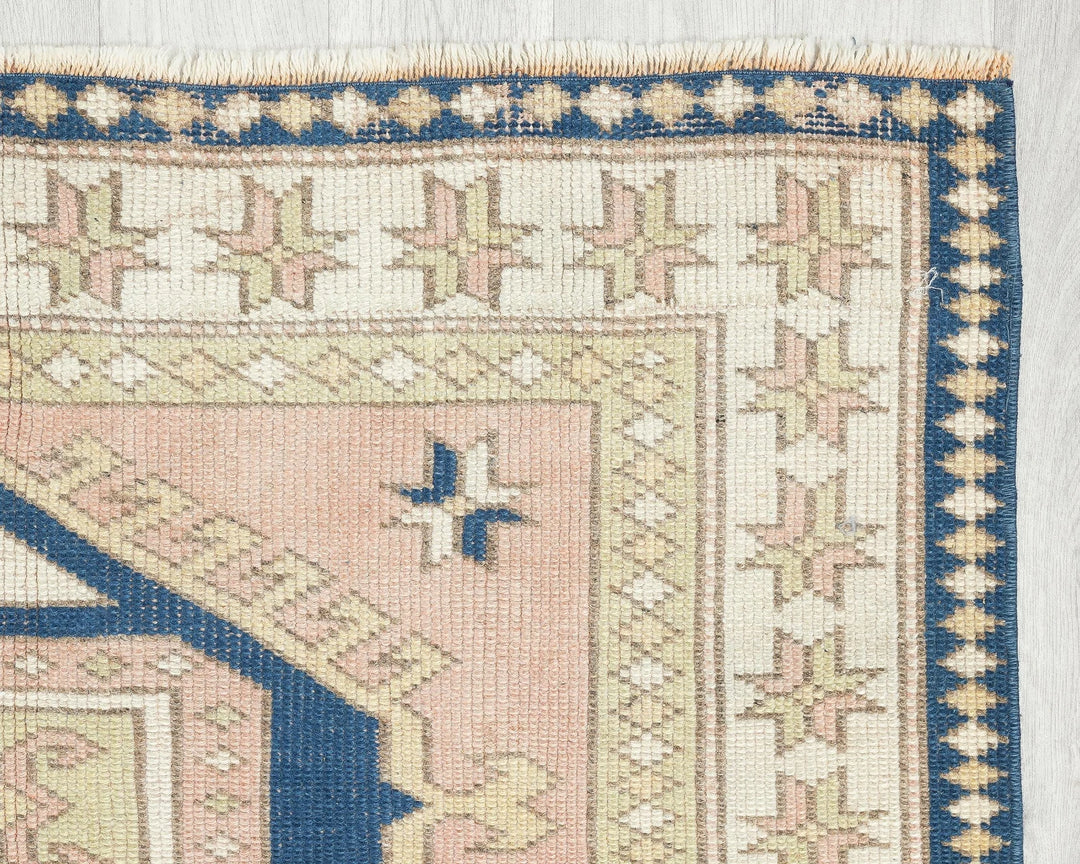 Multicolor Turkish Oushak Rug 4'7" x 7' Hand-Knotted | No. VR84784