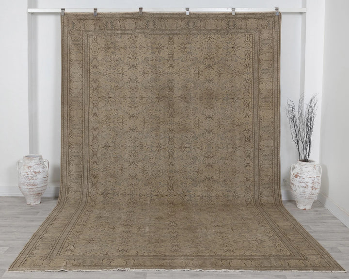 Multicolor Turkish Oushak Rug 8' x 11' 9" Hand-Knotted | No. VR84787