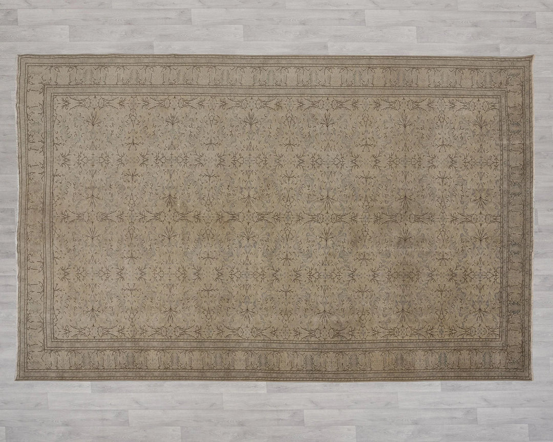 Multicolor Turkish Oushak Rug 8' x 11' 9" Hand-Knotted | No. VR84787