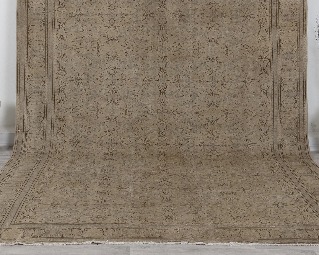 Multicolor Turkish Oushak Rug 8' x 11' 9" Hand-Knotted | No. VR84787