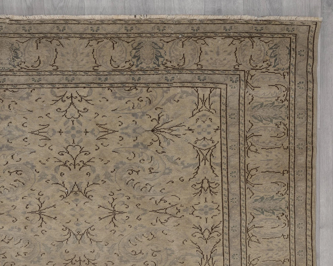 Multicolor Turkish Oushak Rug 8' x 11' 9" Hand-Knotted | No. VR84787