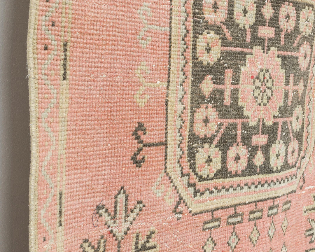 Multicolor Turkish Oushak Rug 3' x 11' 2" Hand-Knotted | No. VR84808