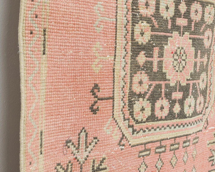 Multicolor Turkish Oushak Rug 3' x 11' 2" Hand-Knotted | No. VR84808
