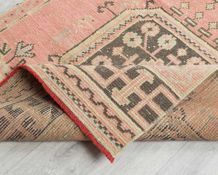 Multicolor Turkish Oushak Rug 3' x 11' 2" Hand-Knotted | No. VR84808