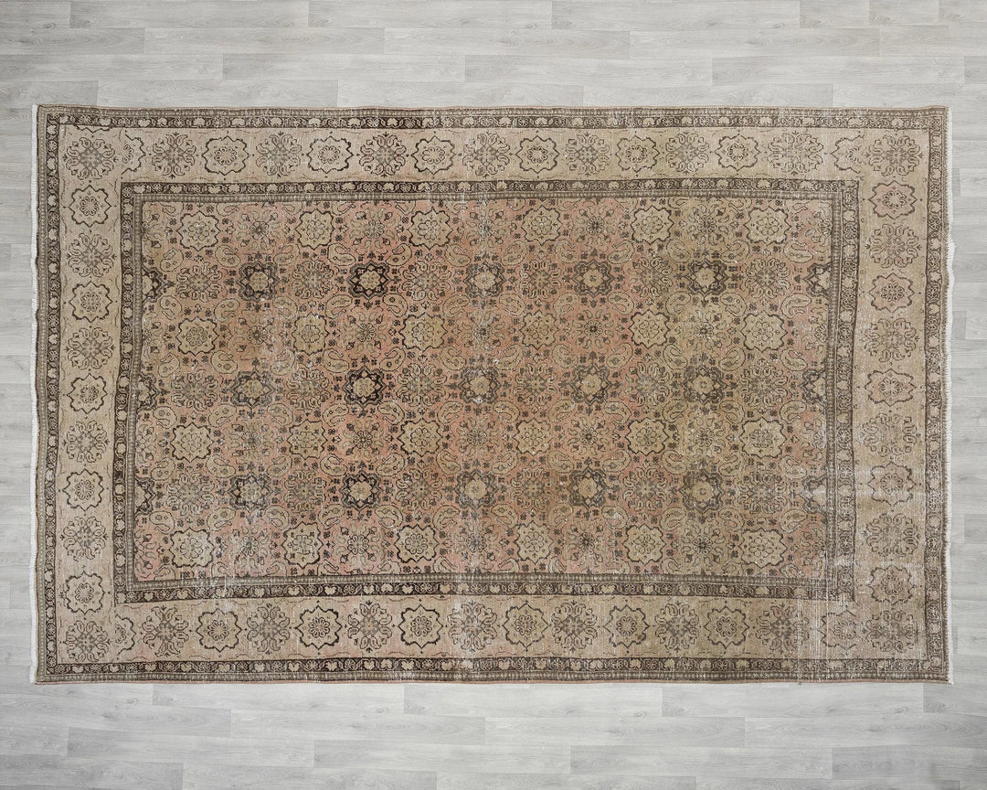 Multicolor Turkish Oushak Rug 8' 3" x 12' Hand-Knotted | No. VR84816