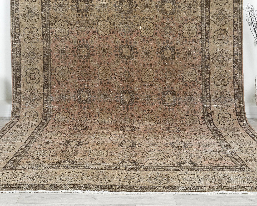 Multicolor Turkish Oushak Rug 8' 3" x 12' Hand-Knotted | No. VR84816