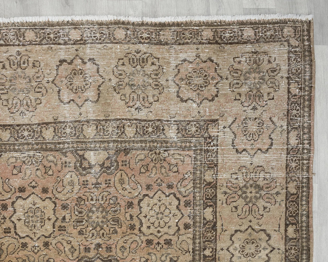 Multicolor Turkish Oushak Rug 8' 3" x 12' Hand-Knotted | No. VR84816