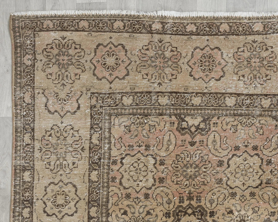 Multicolor Turkish Oushak Rug 8' 3" x 12' Hand-Knotted | No. VR84816