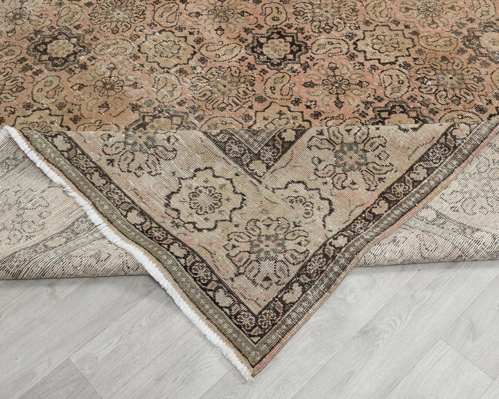 Multicolor Turkish Oushak Rug 8' 3" x 12' Hand-Knotted | No. VR84816