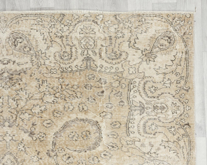 Multicolor Turkish Oushak Rug 6'5" x 9'8" Hand-Knotted | No. VR84821