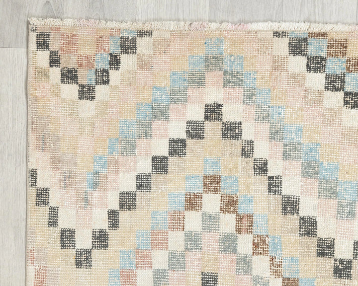 Multicolor Turkish Oushak Rug 3' x 5' 7" Hand-Knotted | No. VR84825