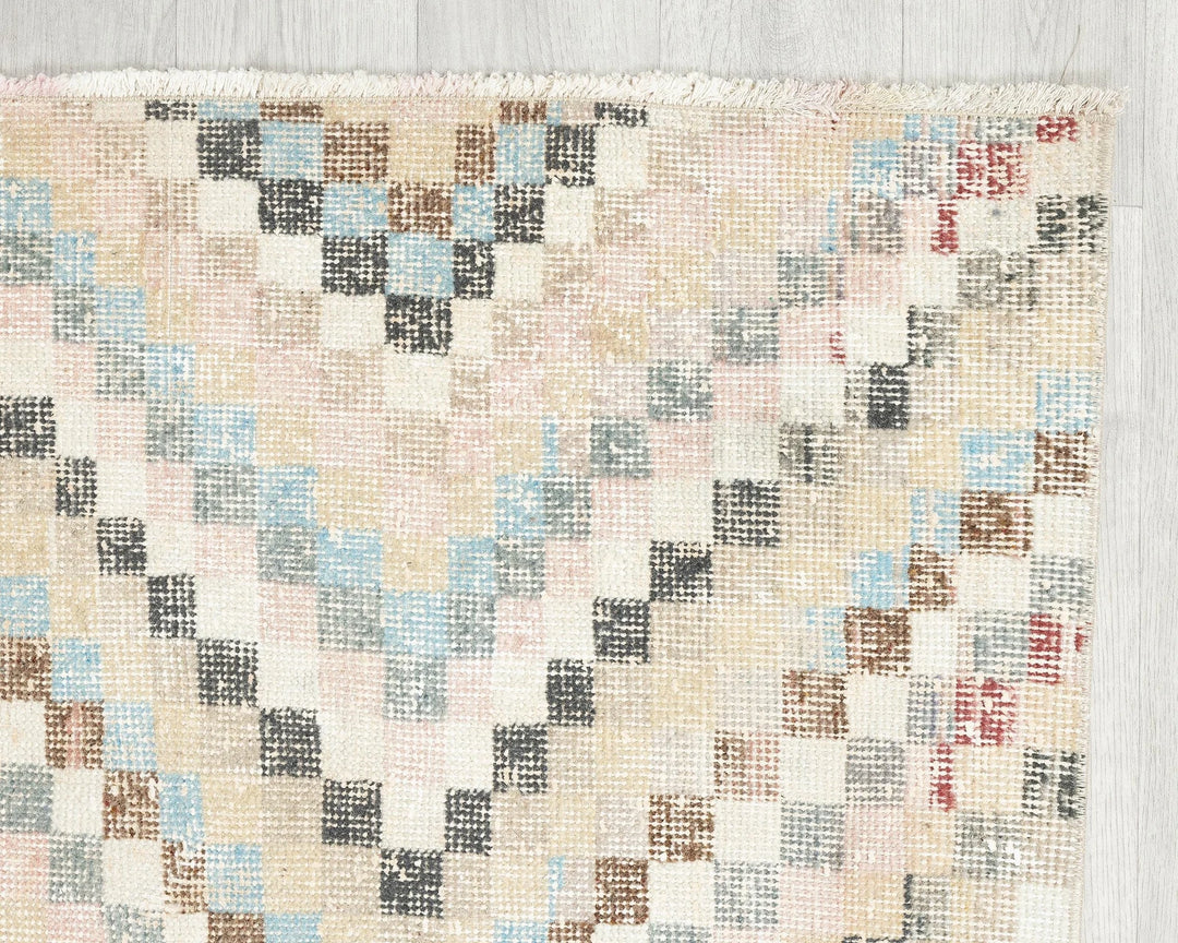 Multicolor Turkish Oushak Rug 3' x 5' 7" Hand-Knotted | No. VR84825