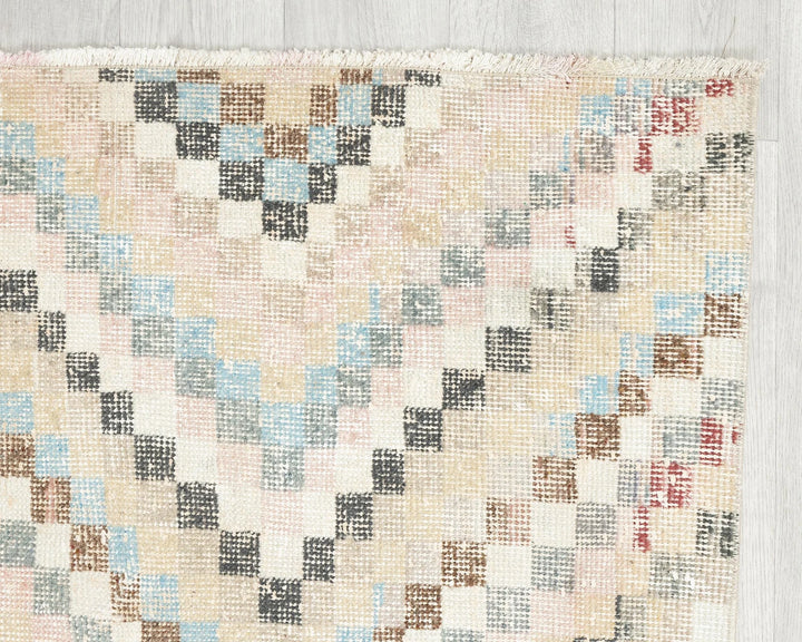 Multicolor Turkish Oushak Rug 3' x 5' 7" Hand-Knotted | No. VR84825