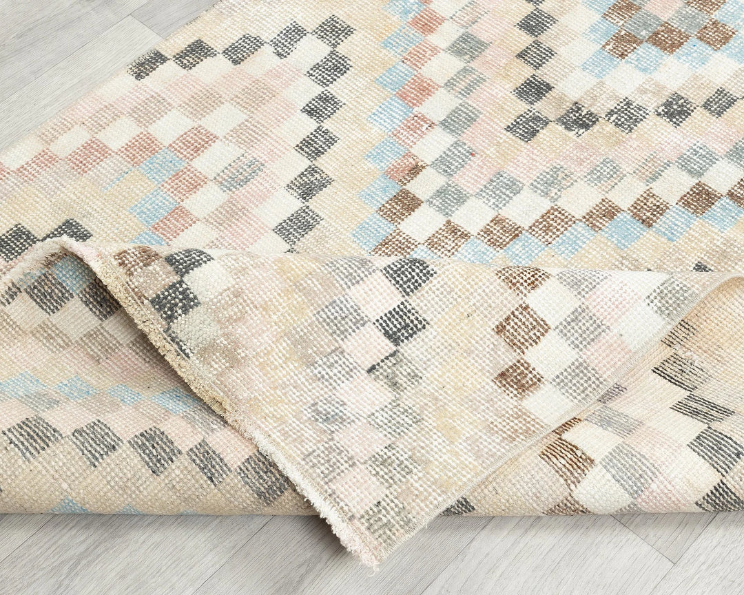 Multicolor Turkish Oushak Rug 3' x 5' 7" Hand-Knotted | No. VR84825