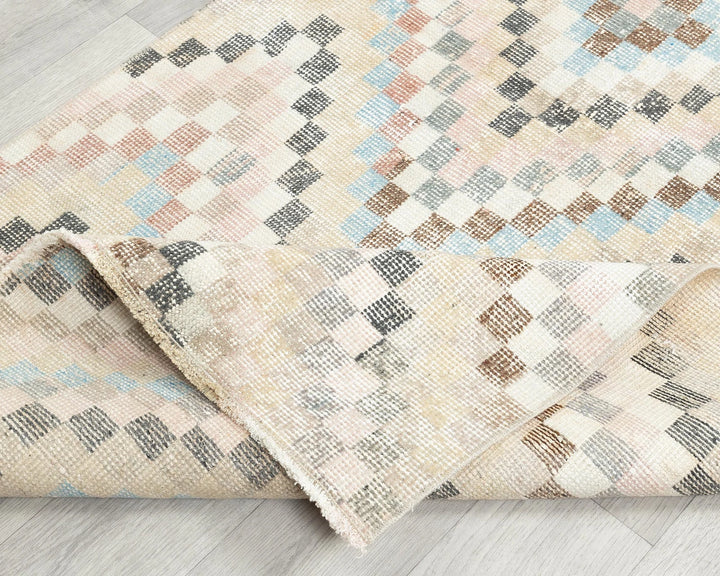 Multicolor Turkish Oushak Rug 3' x 5' 7" Hand-Knotted | No. VR84825