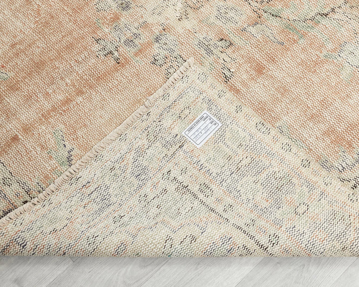 Multicolor Turkish Oushak Rug 5' 8" x 9' Hand-Knotted | No. VR84867