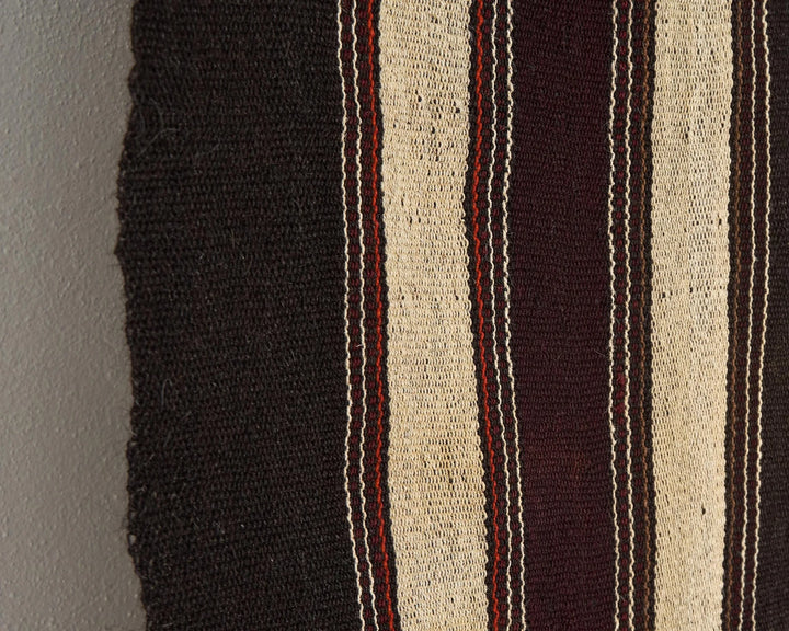 Brown Turkish Kilim Rug 9' 1" x 13' Flat-Weave | No. VR84921