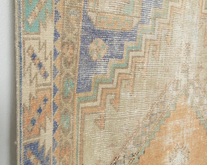 Multicolor Turkish Oushak Rug 3' 2" x 6' 5" Hand-Knotted | No. VR84966