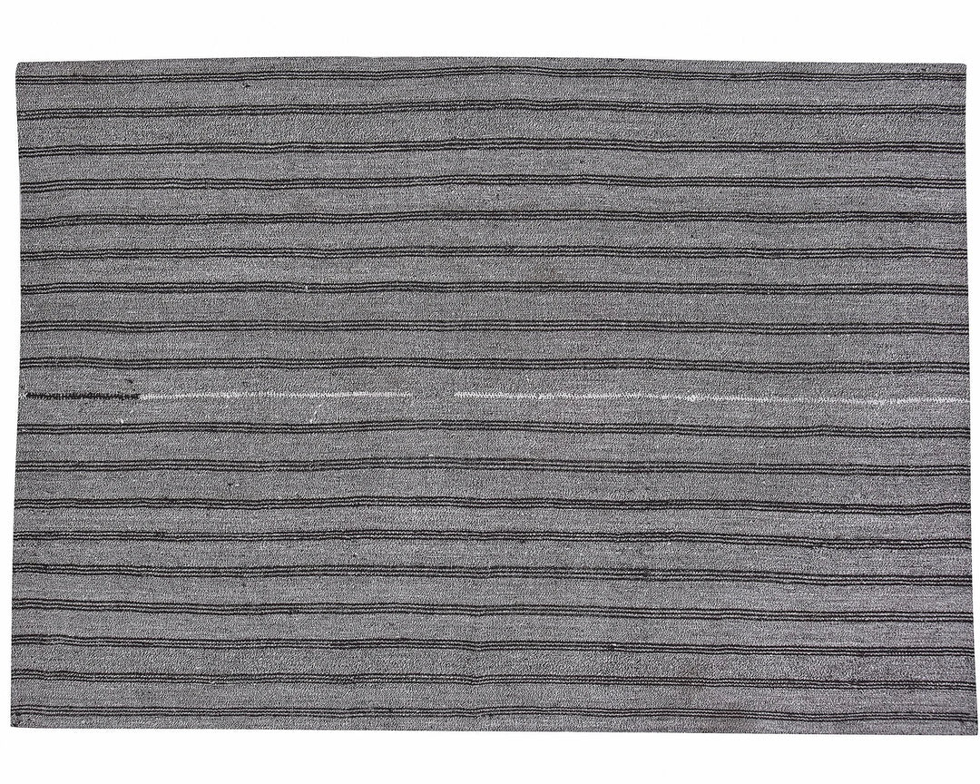 Gray Kilim Rug 7' 1" x 8' 7" | No. VR84987