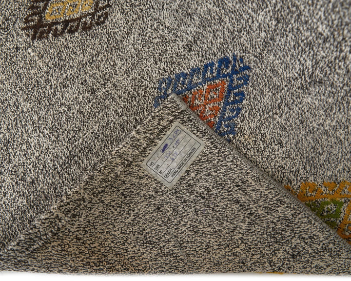 Multicolor Turkish Kilim Rug 6'1" x 7'7" Flat-Weave | No. VR85075