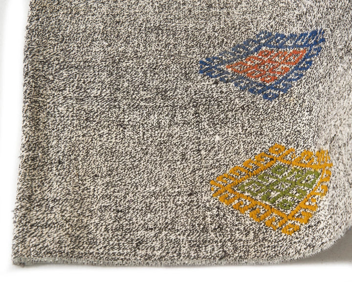 Multicolor Turkish Kilim Rug 6'1" x 7'7" Flat-Weave | No. VR85075