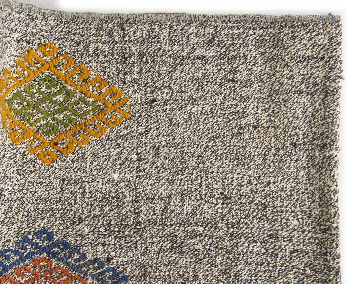 Multicolor Turkish Kilim Rug 6'1" x 7'7" Flat-Weave | No. VR85075
