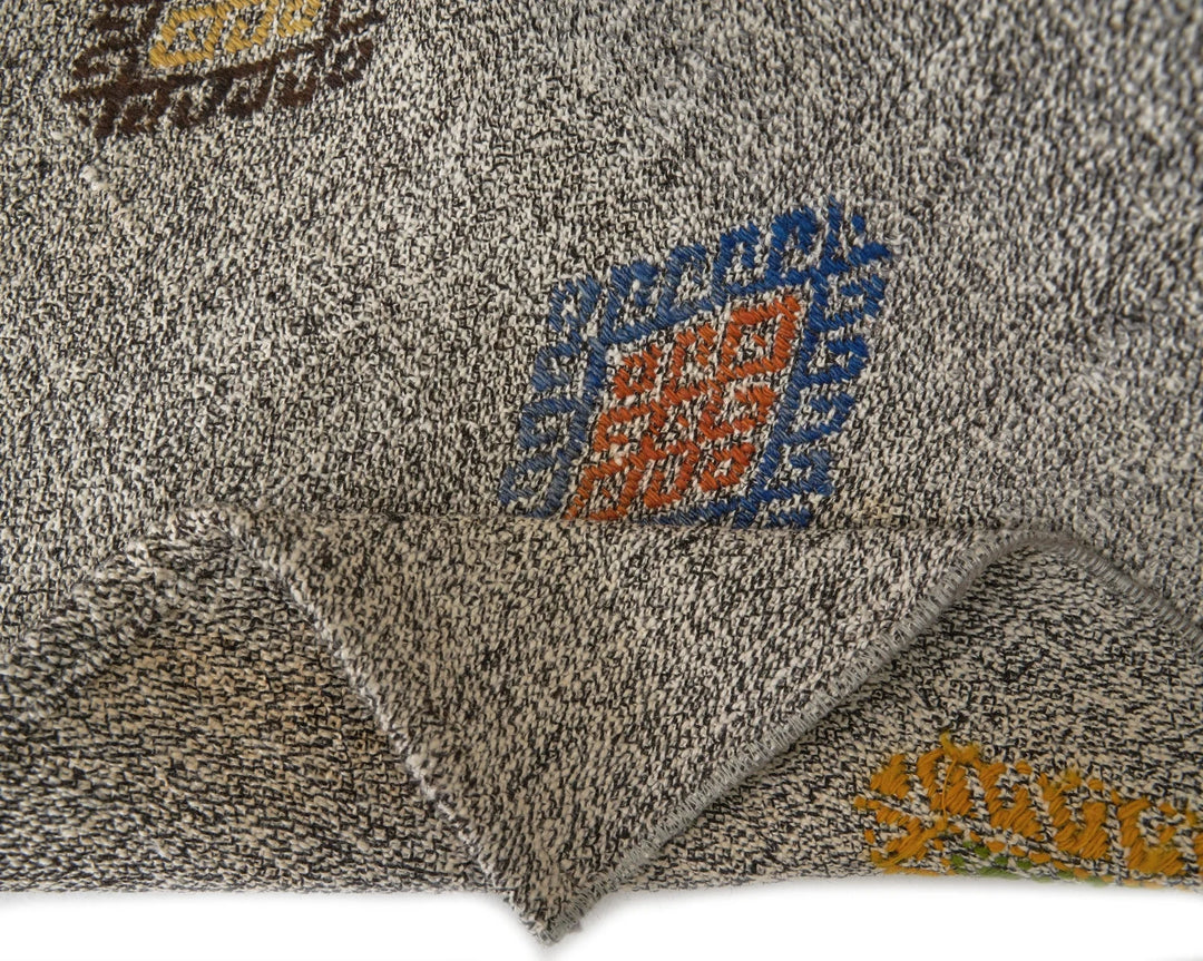 Multicolor Turkish Kilim Rug 6'1" x 7'7" Flat-Weave | No. VR85075
