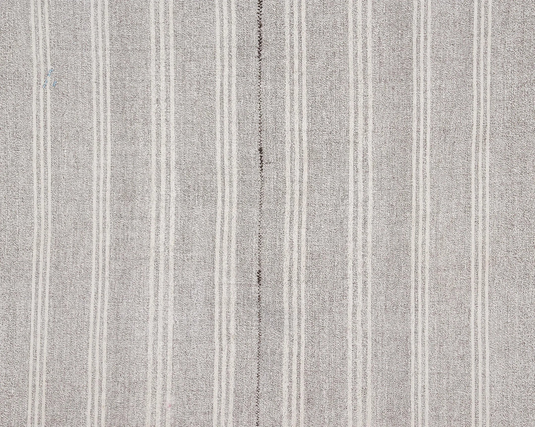 Gray Turkish Kilim Rug 6' 4" x 8' 10" Flat-Weave | No. VR85148