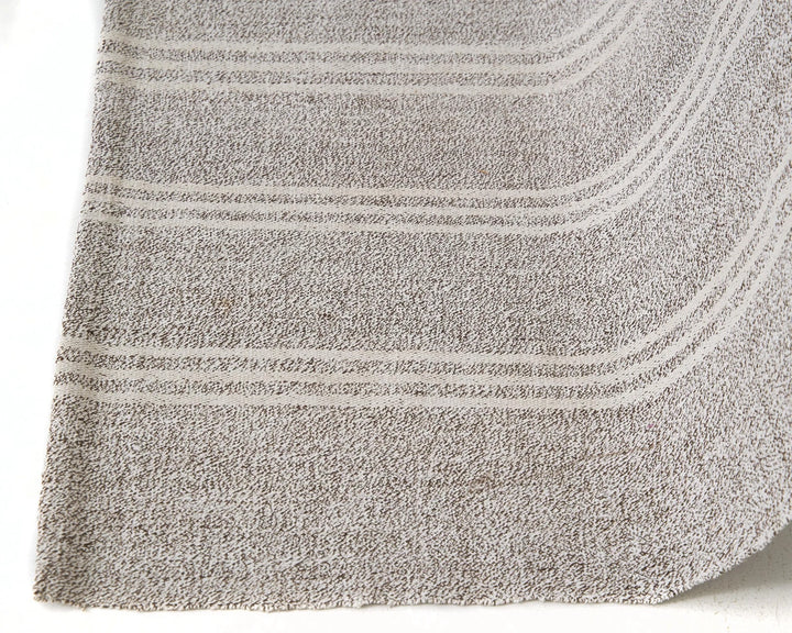 Gray Turkish Kilim Rug 6' 4" x 8' 10" Flat-Weave | No. VR85148