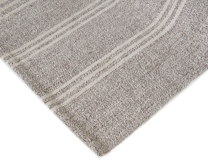 Gray Turkish Kilim Rug 6' 4" x 8' 10" Flat-Weave | No. VR85148