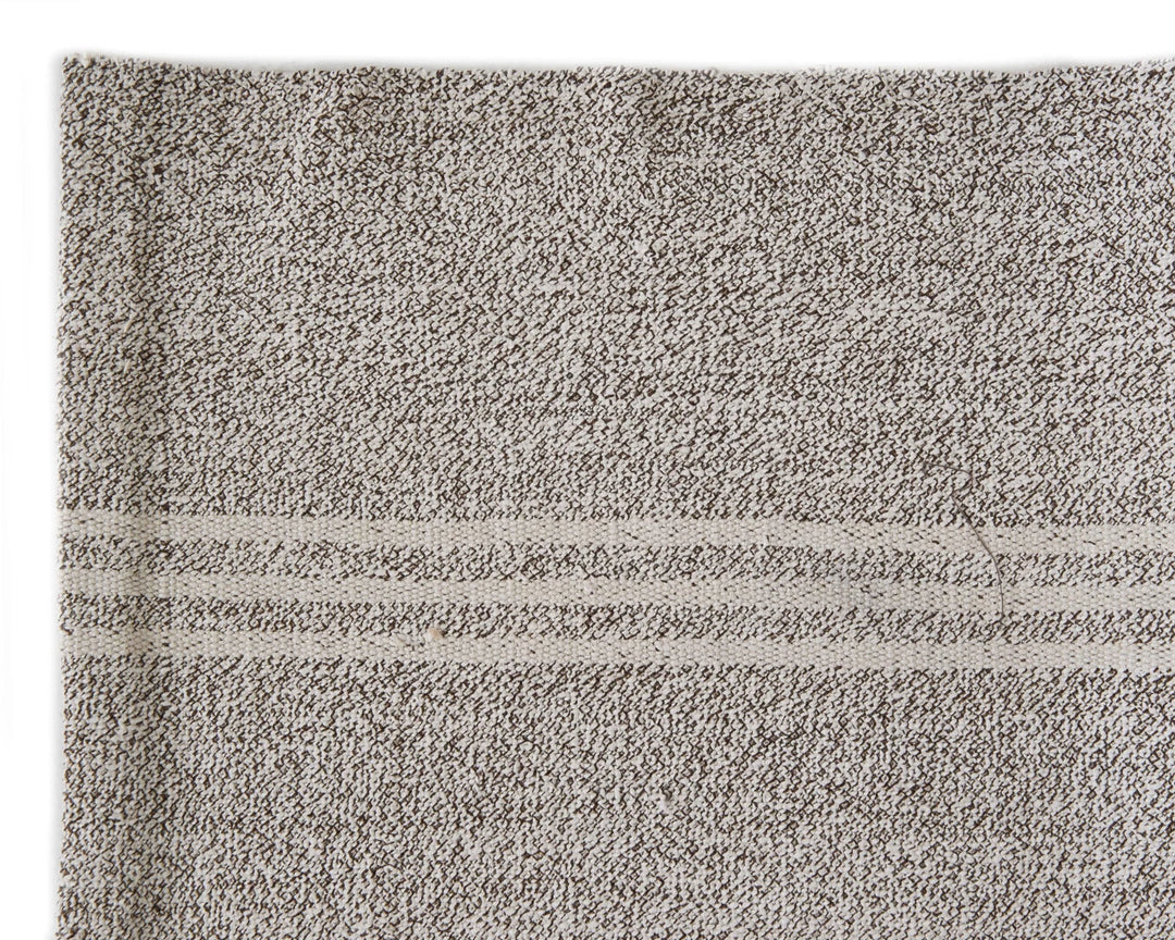 Gray Turkish Kilim Rug 6' 4" x 8' 10" Flat-Weave | No. VR85148
