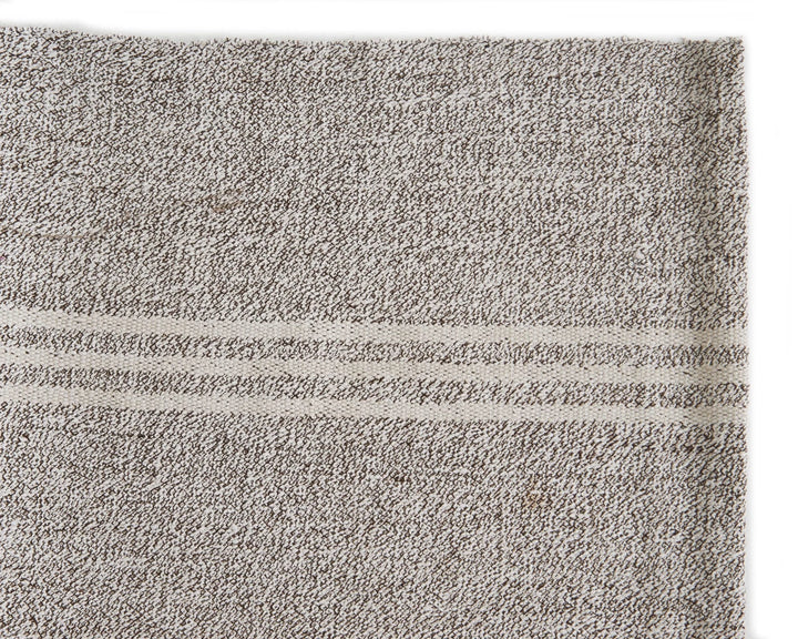 Gray Turkish Kilim Rug 6' 4" x 8' 10" Flat-Weave | No. VR85148
