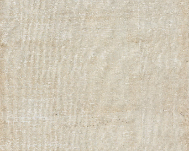 Beige Turkish Oushak Rug 3' 5" x 11' 1" Hand-Knotted | No. VR85151