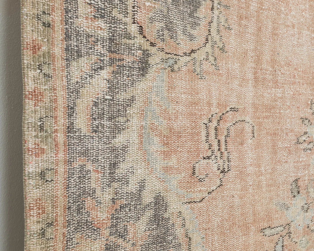 Multicolor Turkish Oushak Rug 5' 8" x 9' 2" Hand-Knotted | No. VR85219