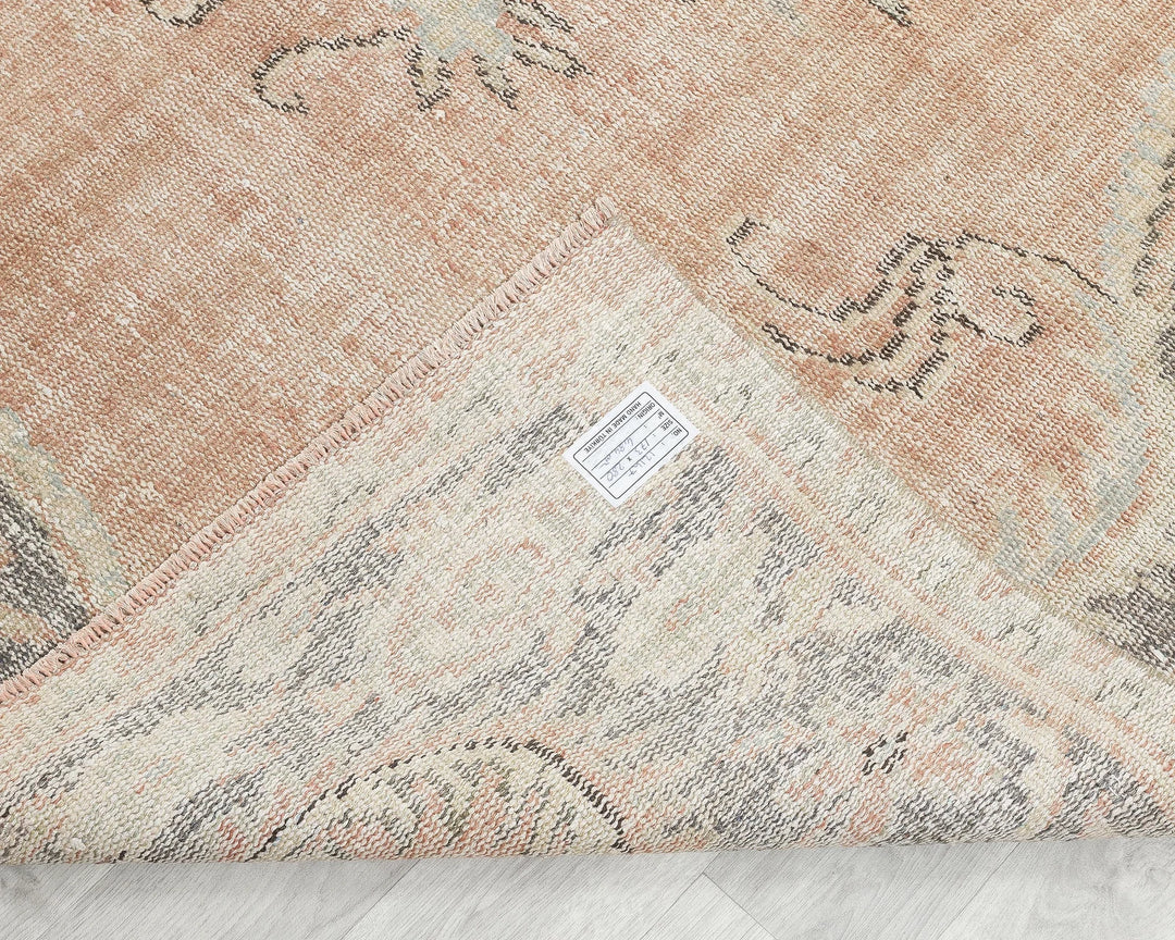 Multicolor Turkish Oushak Rug 5' 8" x 9' 2" Hand-Knotted | No. VR85219