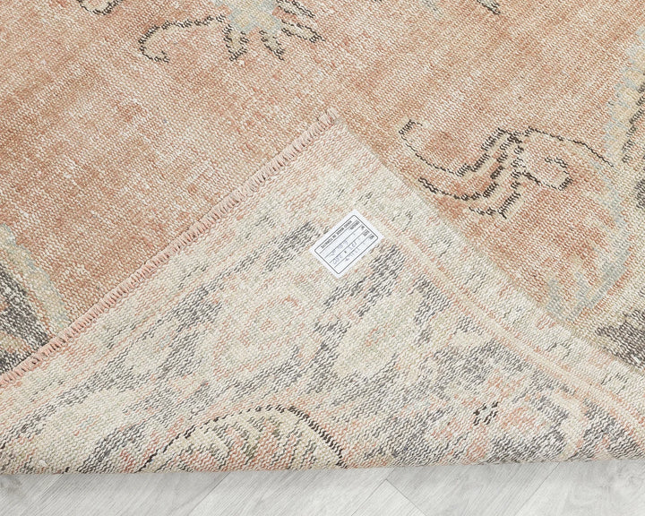 Multicolor Turkish Oushak Rug 5' 8" x 9' 2" Hand-Knotted | No. VR85219