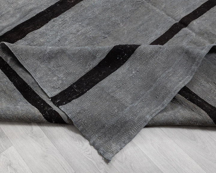 Gray Kilim Rug 9' 6" x 13' 1" | No. VR85282