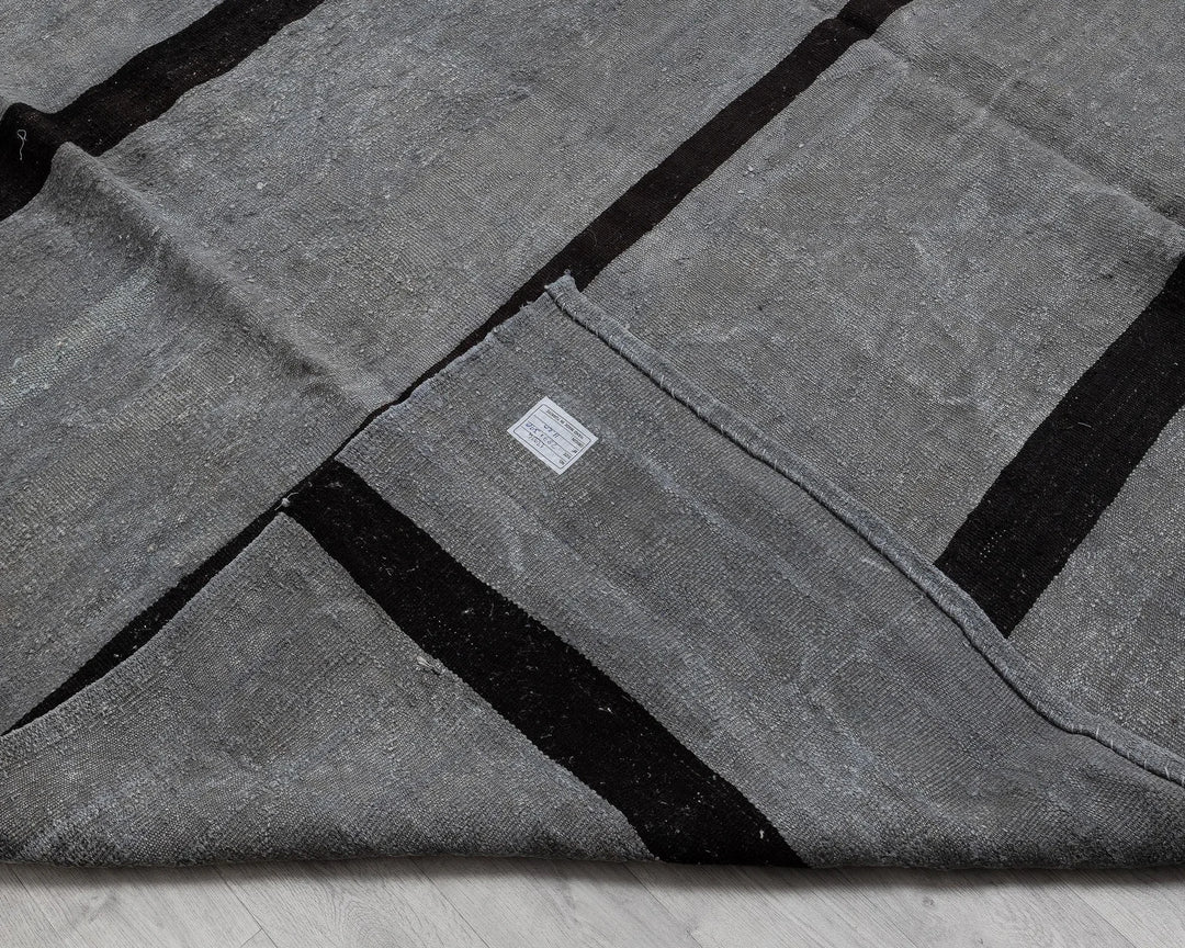 Gray Kilim Rug 9' 6" x 13' 1" | No. VR85282