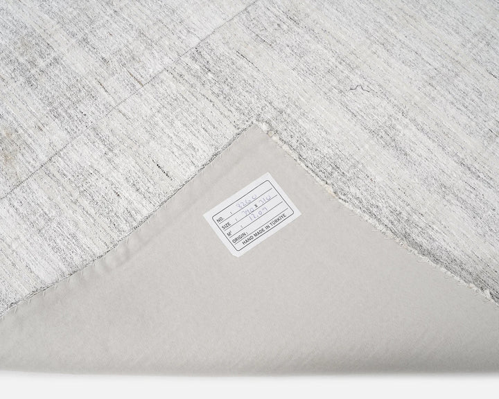 White Turkish Kilim Rug 10' 2" x 12' 10" Flat-Weave view 10