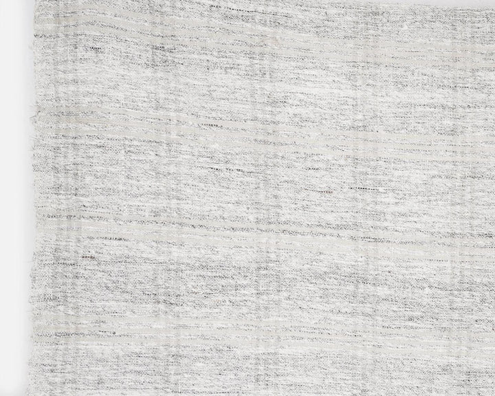 White Turkish Kilim Rug 10' 2" x 12' 10" Flat-Weave field