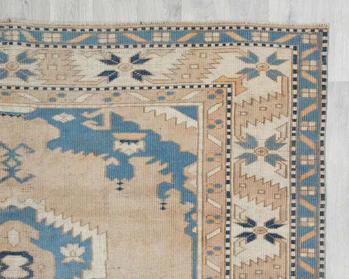 Multicolor Turkish Oushak Rug 5' 11" x 7' 8" Hand-Knotted | No. VR85449