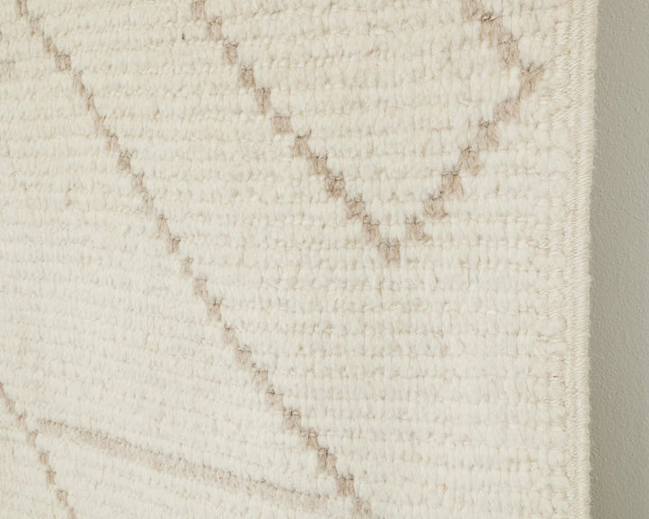 Beige Turkish Oushak Rug 6' 9" x 10' Hand-Knotted | No. VR85509