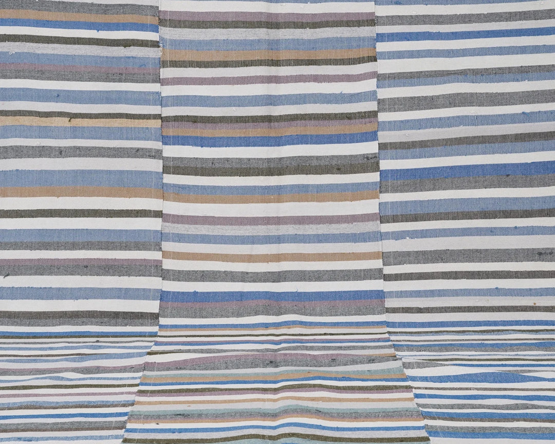 Multicolor Turkish Kilim Rug 5'8" x 9'6" Flat-Weave | No. VR85531