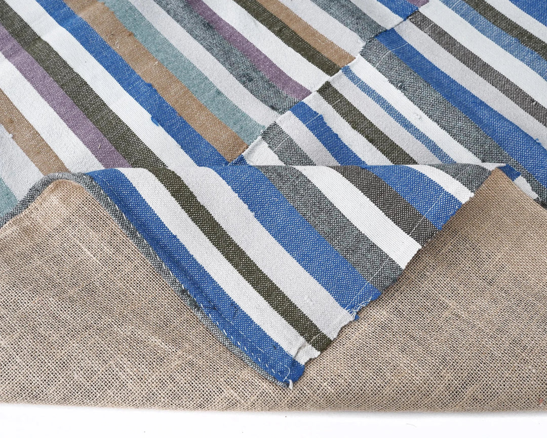 Multicolor Turkish Kilim Rug 5'8" x 9'6" Flat-Weave | No. VR85531