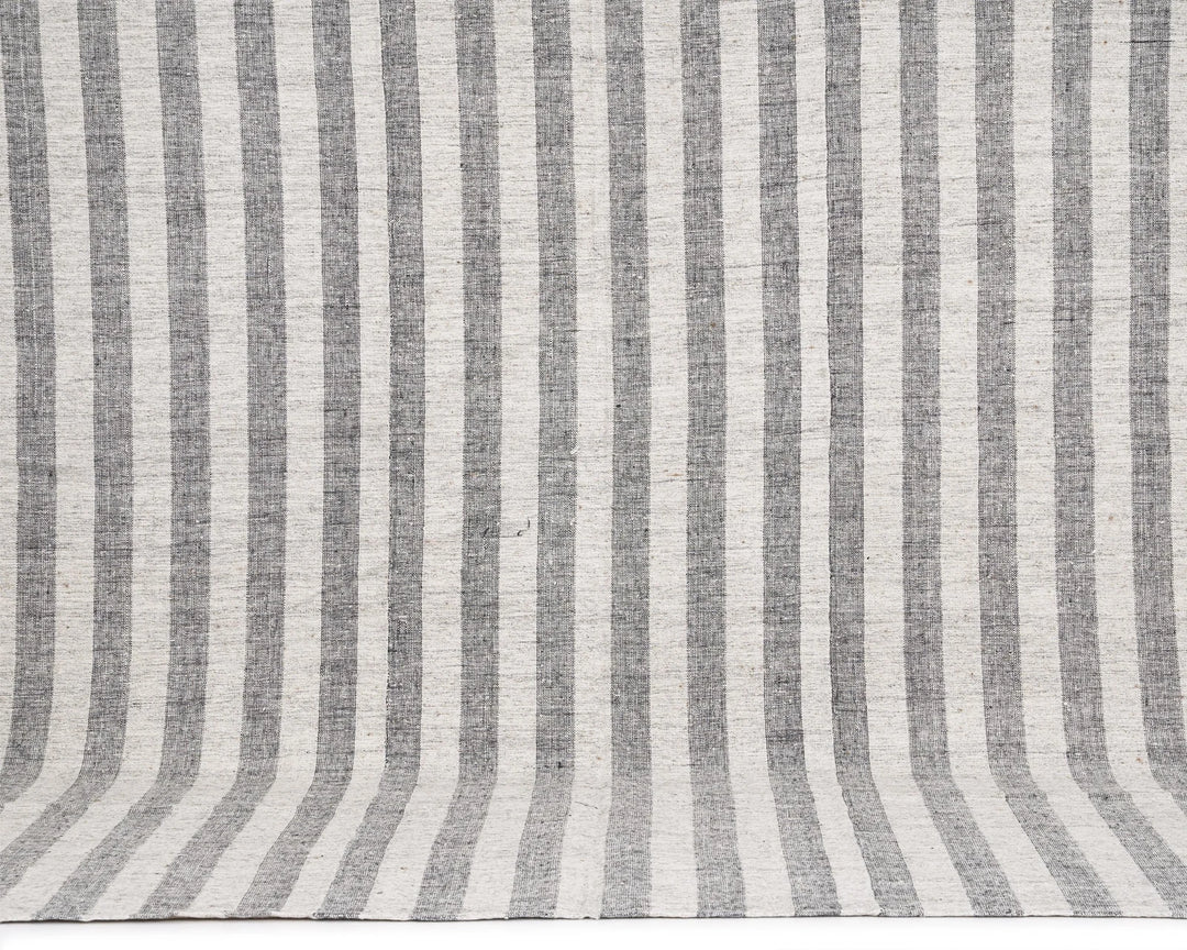 Beige Turkish Kilim Rug 6'7" x 9'6" Flat-Weave | No. VR85538